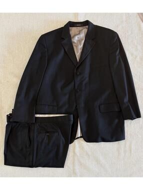 Saks Fifth Avenue Arnold Brant Cashmere Blend Tuxedo 52R Loro Piana Super 120's